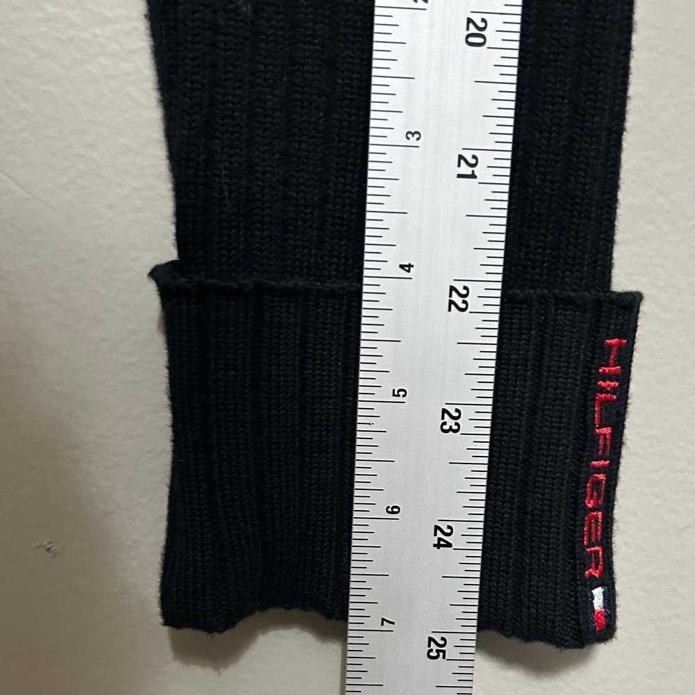 Tommy Hilfiger Women's‎ Sweater XL Black Ribbed Knit Turtleneck Top Pullover Tee - Picture 10 of 10